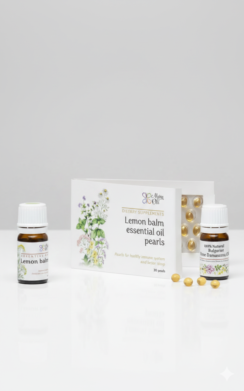 Maira Oils Komplett-Set mit Rosenöl, Melissenöl und Naturperlen – Geschenkidee
Exklusives Set mit bulgarischen Naturprodukten für Gesundheit und Schönheit